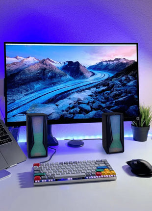 Befree Sound Color LED Dual Gaming Speakers