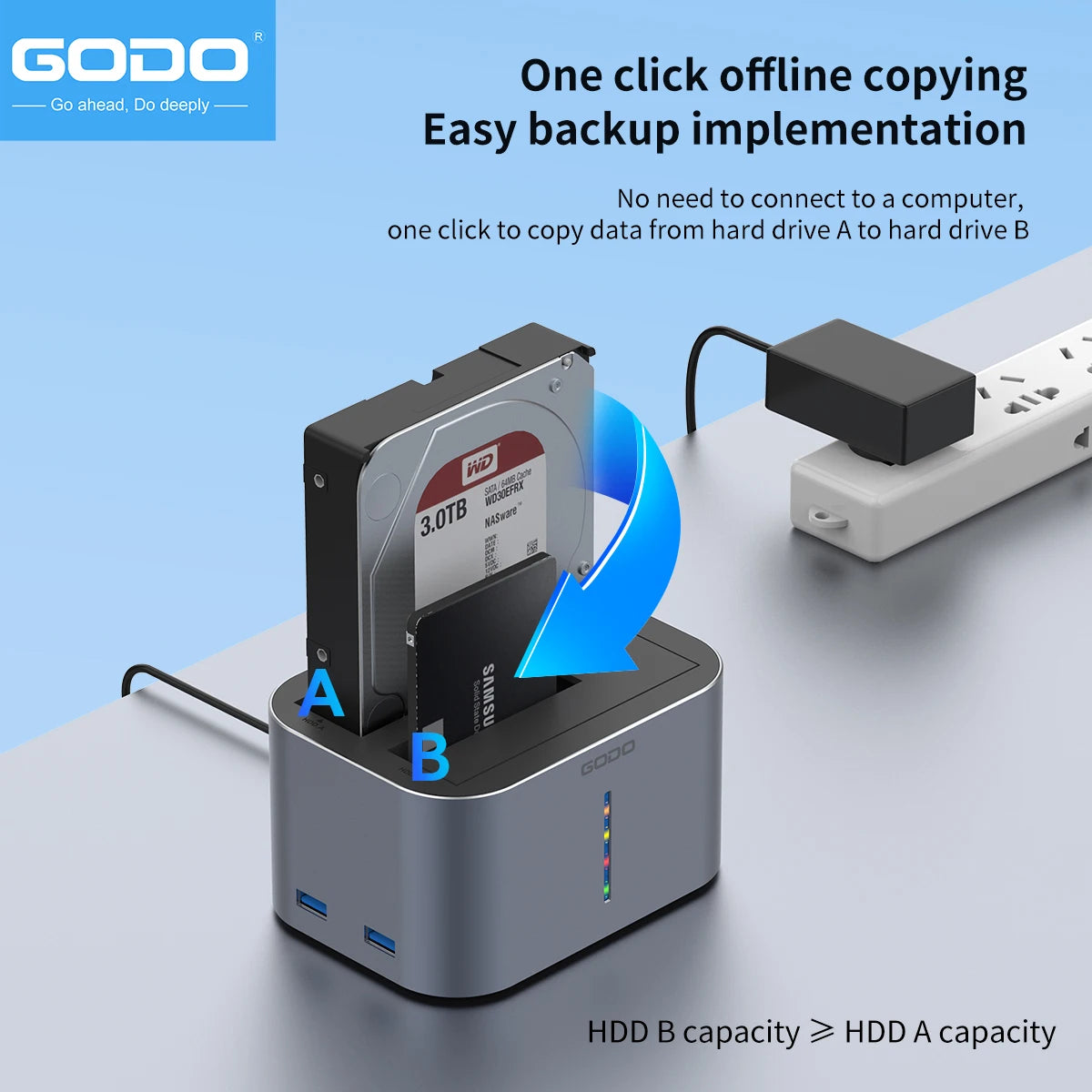 HDD/SSD Dock Dual-Bay