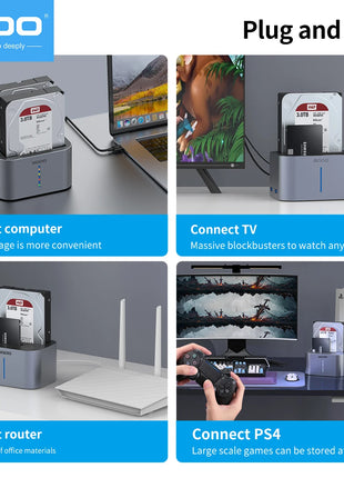 HDD/SSD Dock Dual-Bay