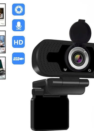 Webcam with Microphone Full HD 1080P Auto Focus & USB Plug-and-Play