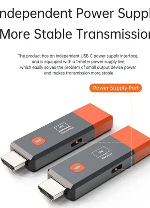 Wireless HDMI Extender Kit for TV, Monitor & Laptop