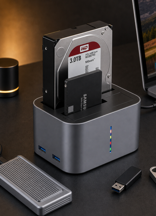 HDD/SSD Dock Dual-Bay