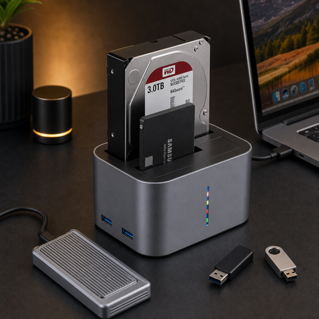 HDD/SSD Dock Dual-Bay