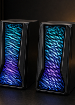 Gaming speakers LED Dual color