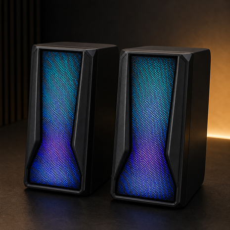 Gaming speakers LED Dual color