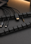 2Pcs 7-Clips Black